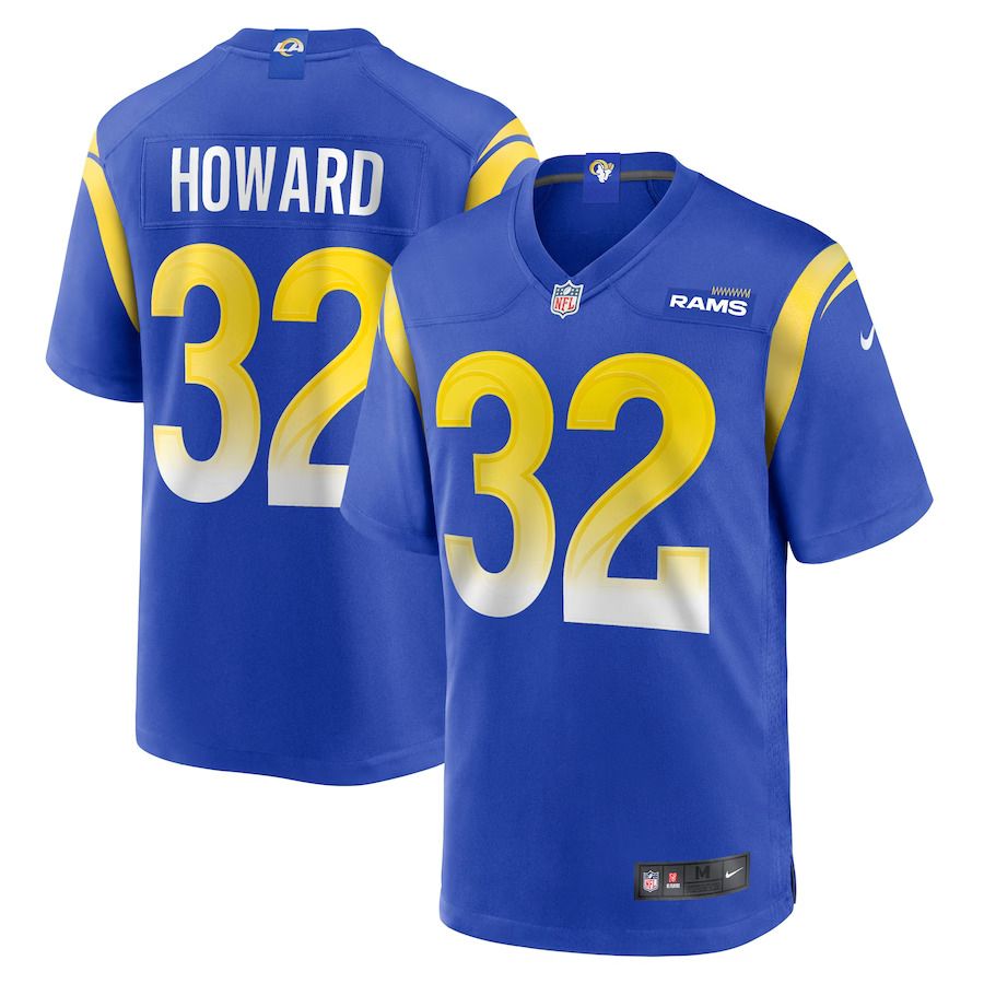 Men Los Angeles Rams 32 Travin Howard Nike Royal Game Player NFL Jersey
